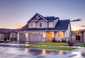 A residential home in a subdivision