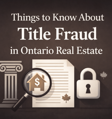 Things to Know About Title Fraud in Ontario Real Estate